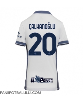 Inter Milan Hakan Calhanoglu #20 Tricou Fotbal Replică 2024-25 Femei Deplasare